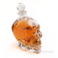 Glass Skull Whisky Decanter με πώμα